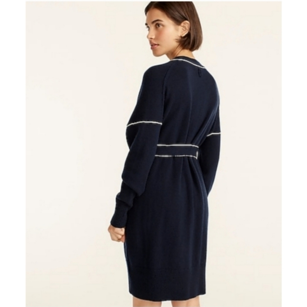 BELT NOT INCLUDED J. Crew Wool - Cashmere Cardigan Dress - Picture 3 of 9